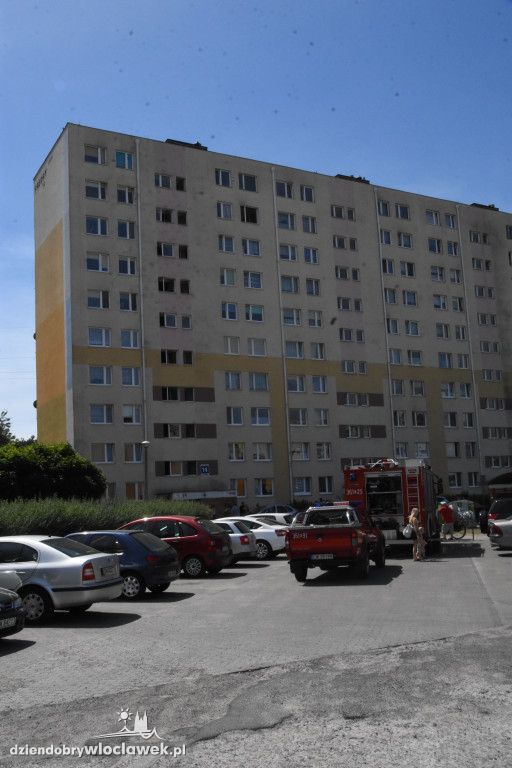 Pożar piwnicy przy ulicy Fredry