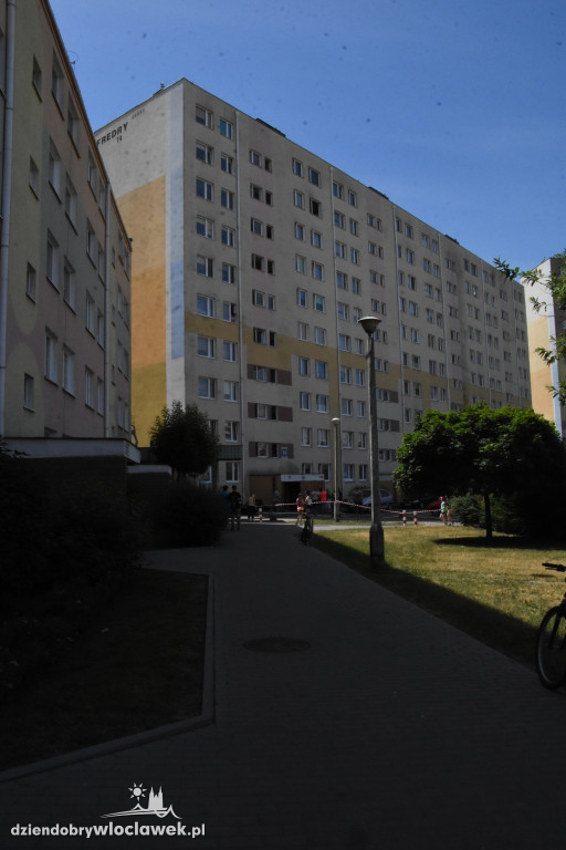 Pożar piwnicy przy ulicy Fredry