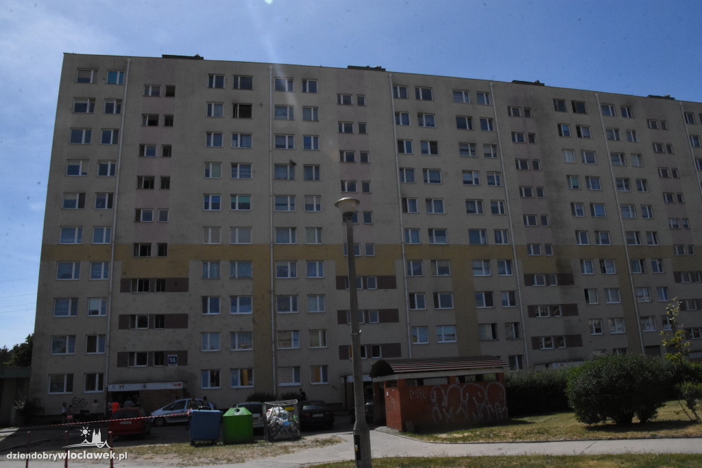 Pożar piwnicy przy ulicy Fredry
