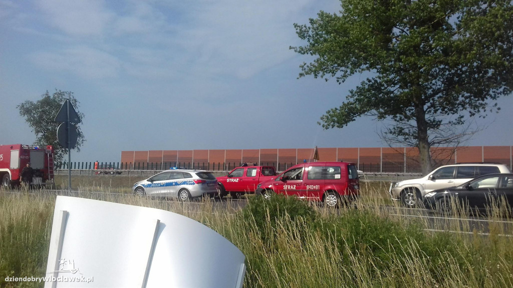 Wypadek autobusu na DK 91