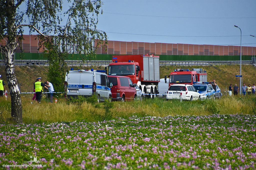 Wypadek autobusu na DK 91
