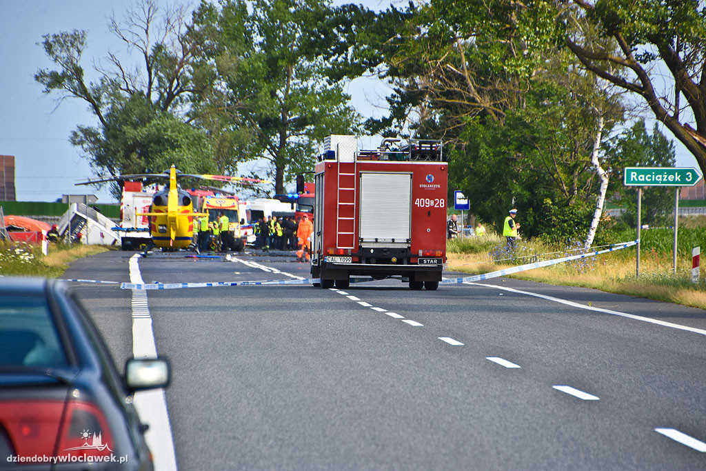 Wypadek autobusu na DK 91