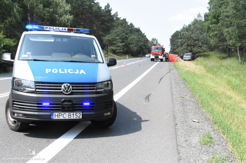 Na DK91 zginął kierowca skutera