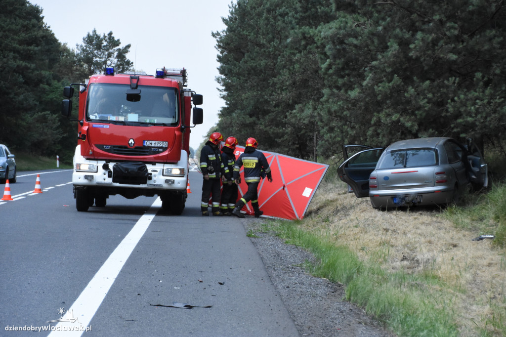 Na DK91 zginął kierowca skutera