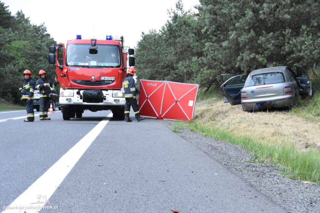 Na DK91 zginął kierowca skutera