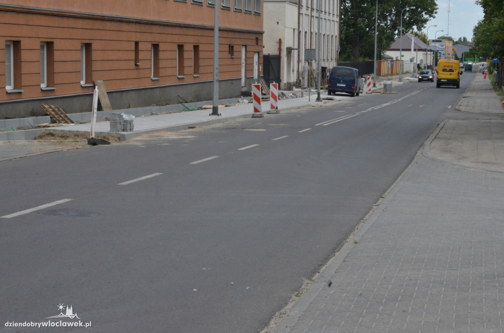 Rowerówka wzdłuż Płockiej na ukończeniu