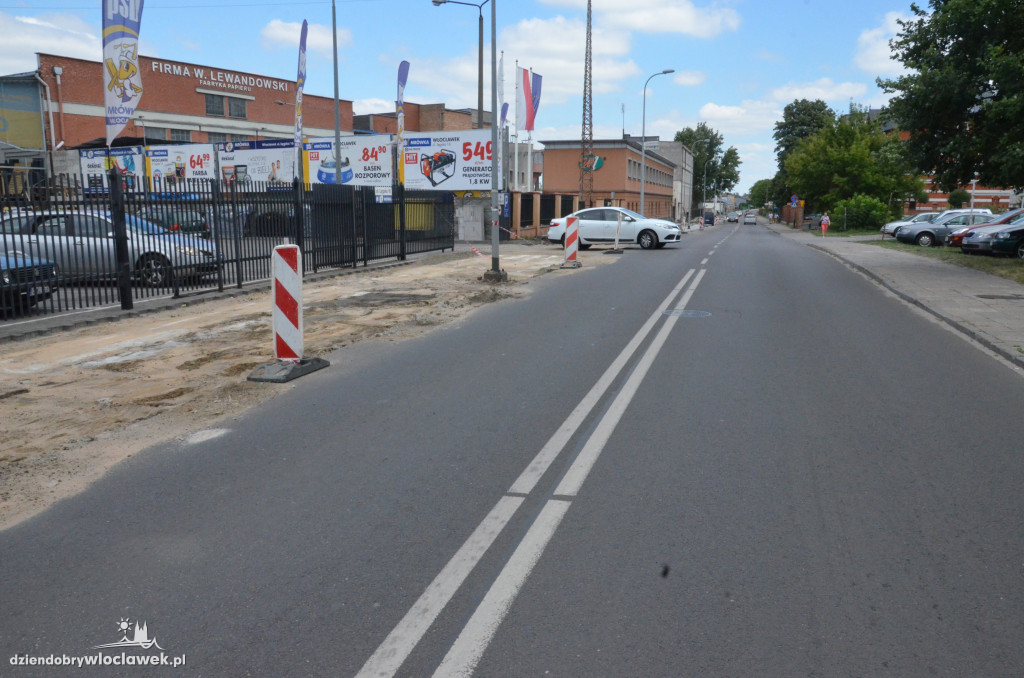 Rowerówka wzdłuż Płockiej na ukończeniu