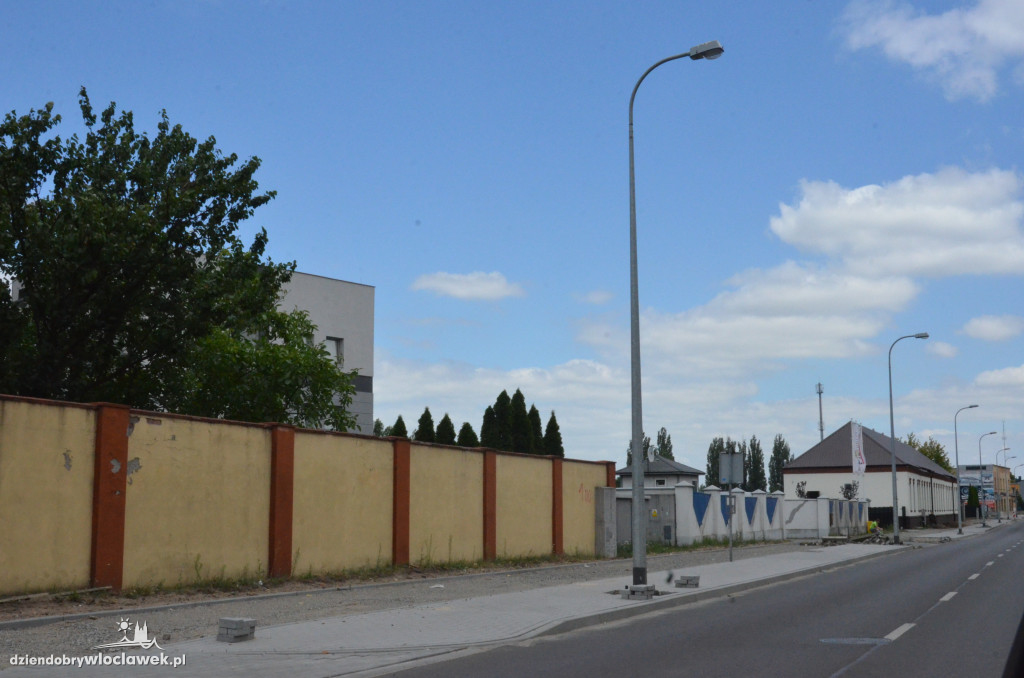 Rowerówka wzdłuż Płockiej na ukończeniu