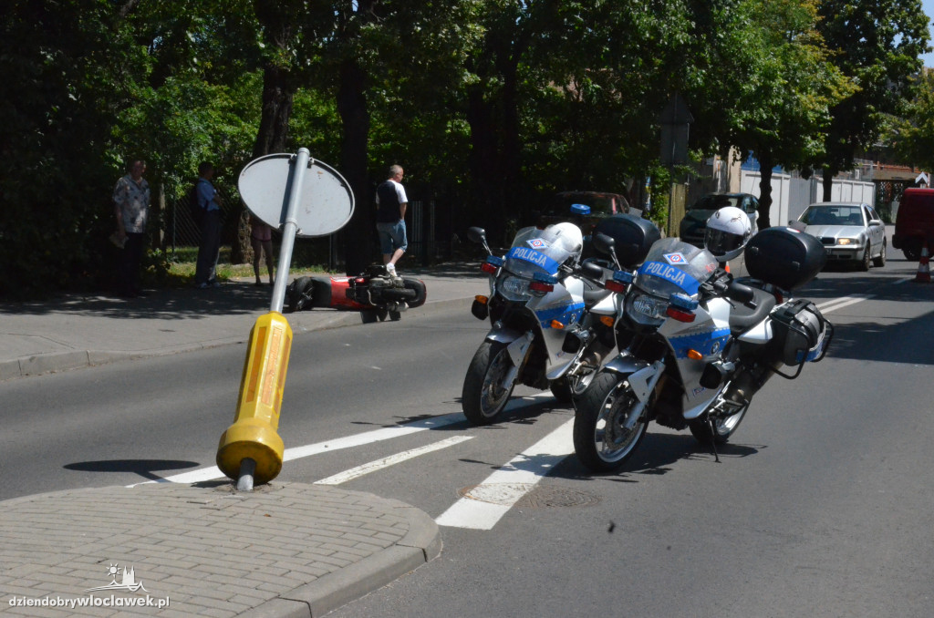 Wypadek skutera na Stodólnej