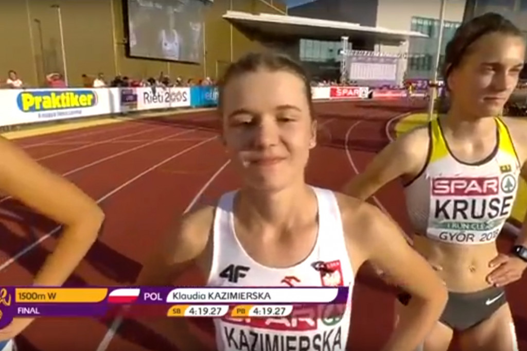 III miejsce Klaudii Kazimierskiej