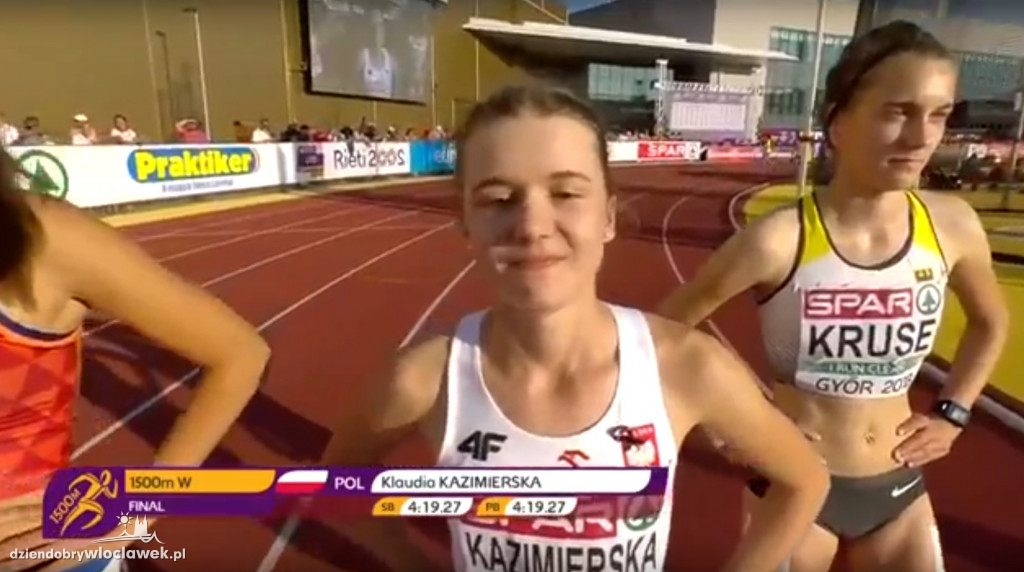 III miejsce Klaudii Kazimierskiej