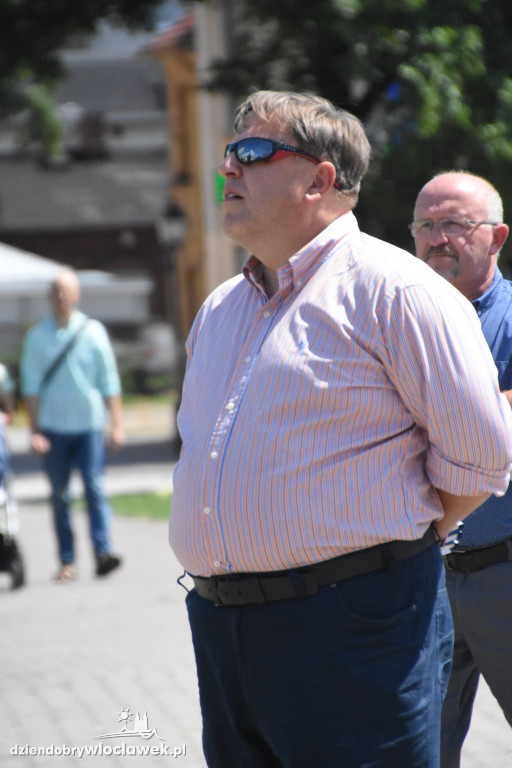Orkiestra dęta z Wisły na Placu Wolności