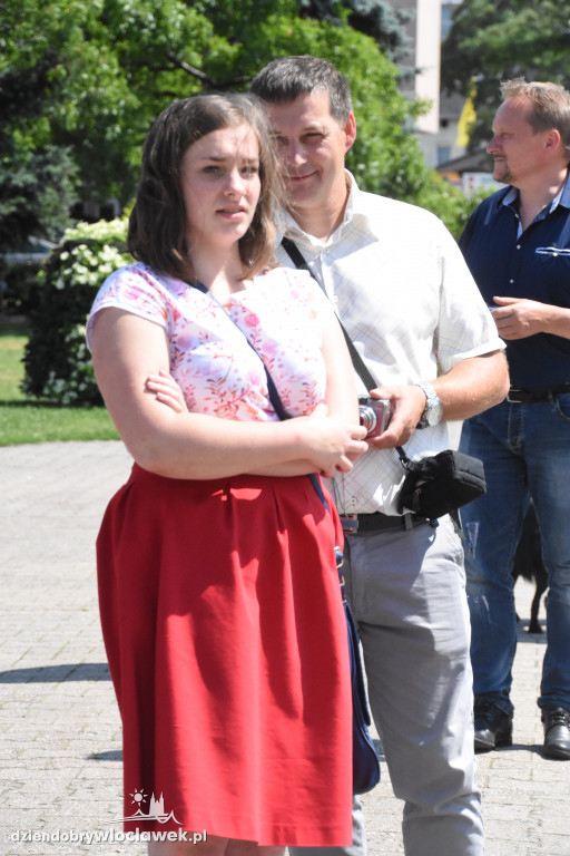 Orkiestra dęta z Wisły na Placu Wolności