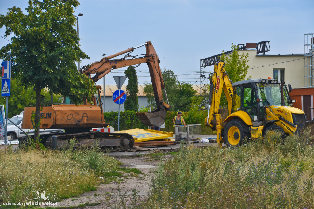 Roboty na skrzyż. Kaliskiej i Węglowej