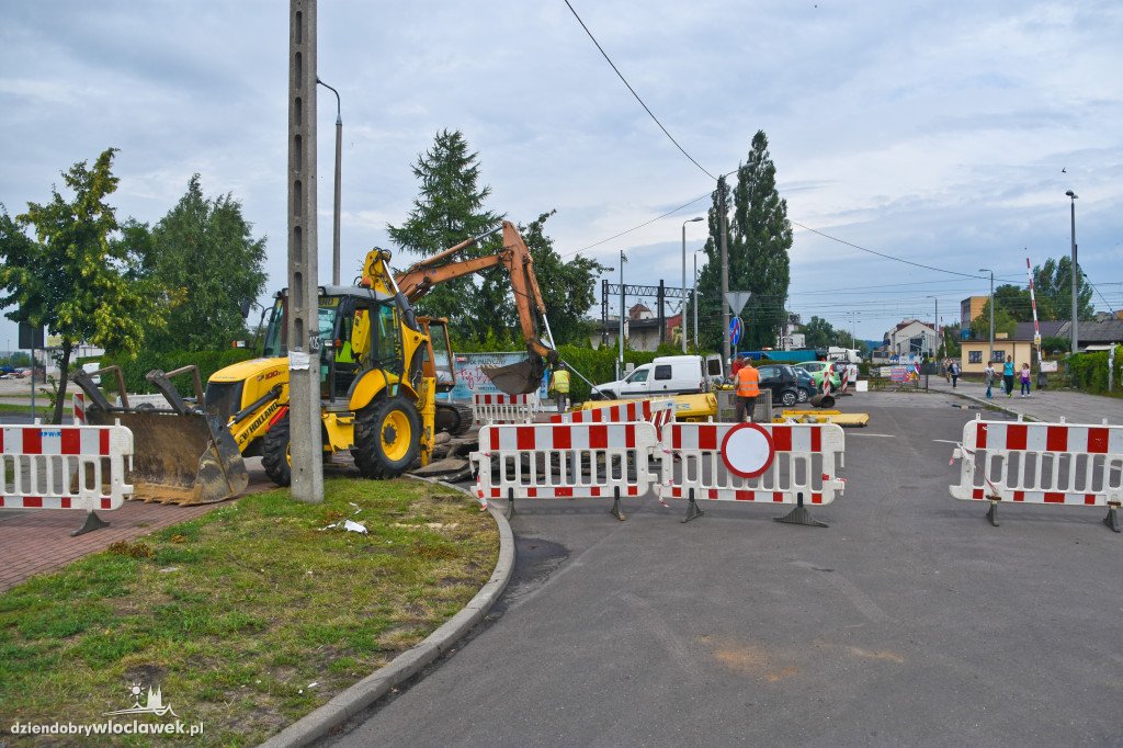 Roboty na skrzyż. Kaliskiej i Węglowej