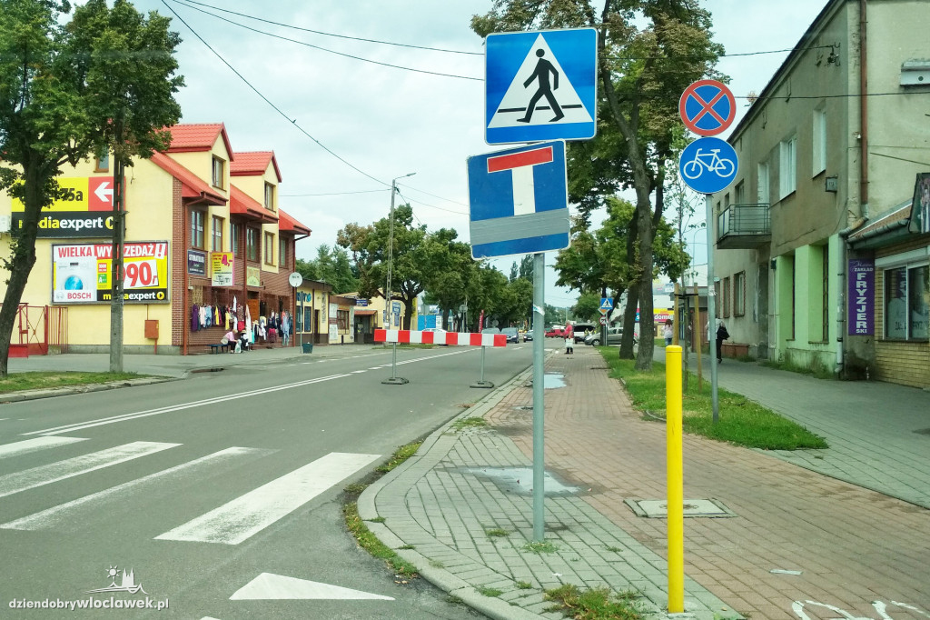 Roboty na skrzyż. Kaliskiej i Węglowej