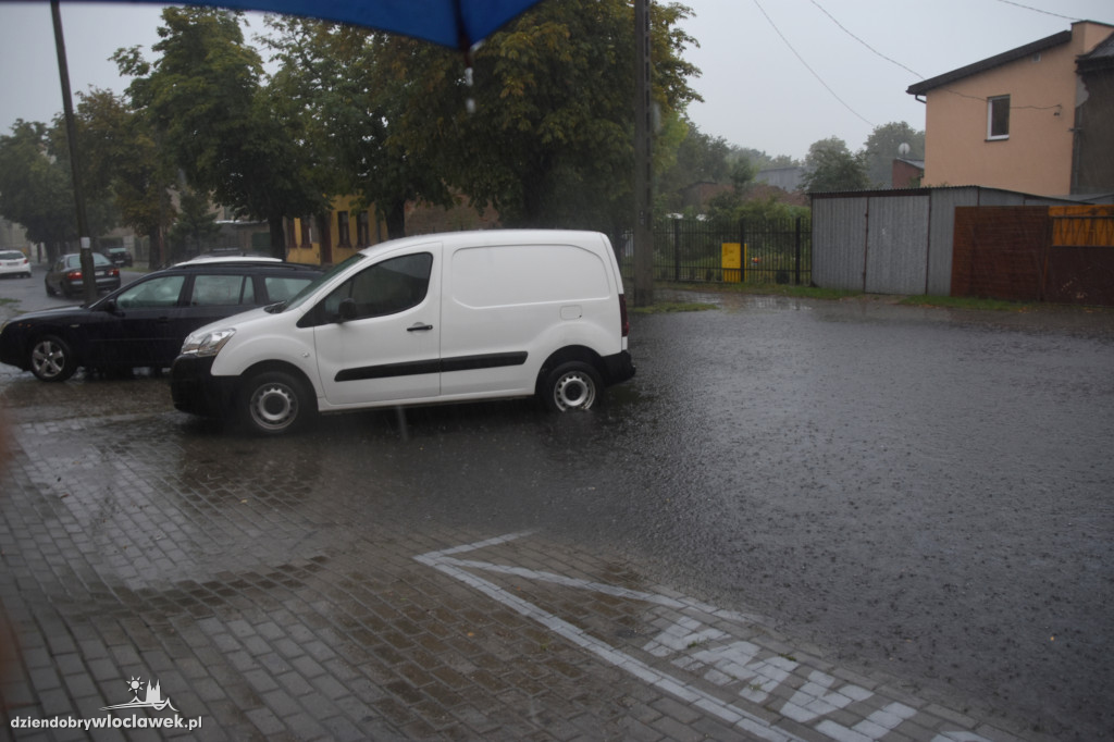 Wielka ulewa nad Włocławkiem