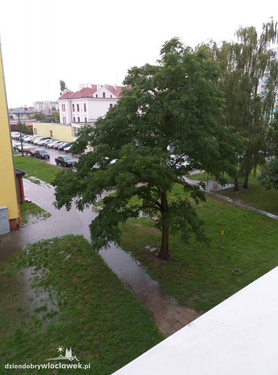 Wielka ulewa nad Włocławkiem