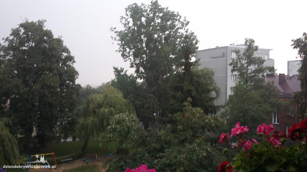 Wielka ulewa nad Włocławkiem