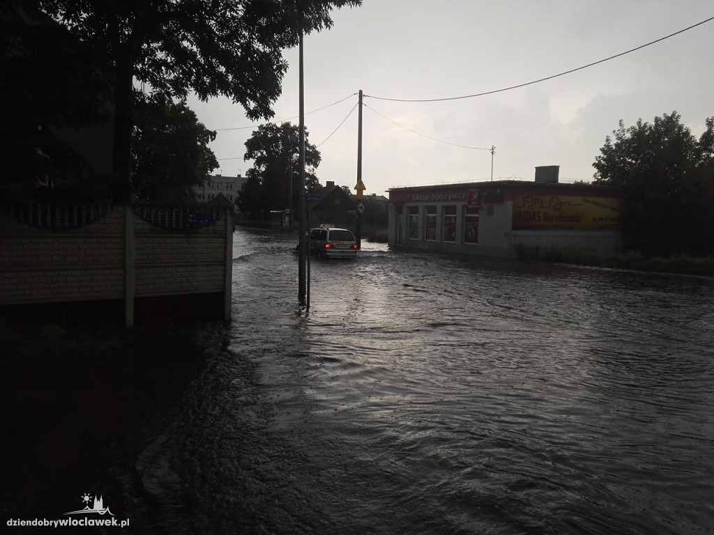 Wielka ulewa nad Włocławkiem