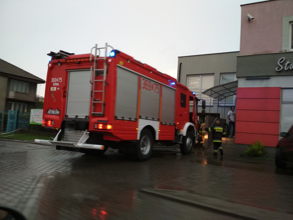 Skutki ulewy na włocławskich ulicach