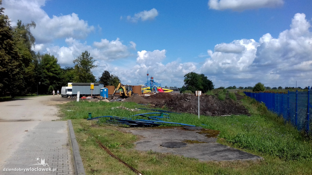 Wodny plac zabaw prawie skończony