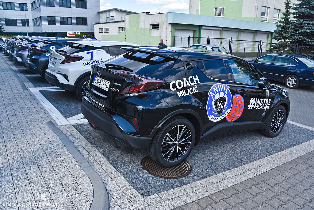 Trener Anwilu i zawodnicy dostali Toyoty