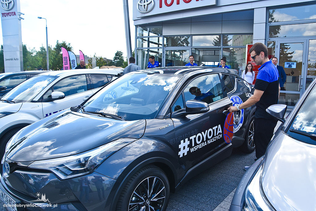 Trener Anwilu i zawodnicy dostali Toyoty