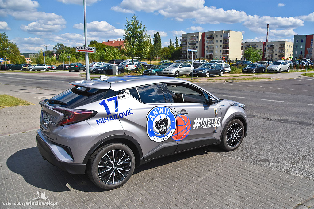 Trener Anwilu i zawodnicy dostali Toyoty