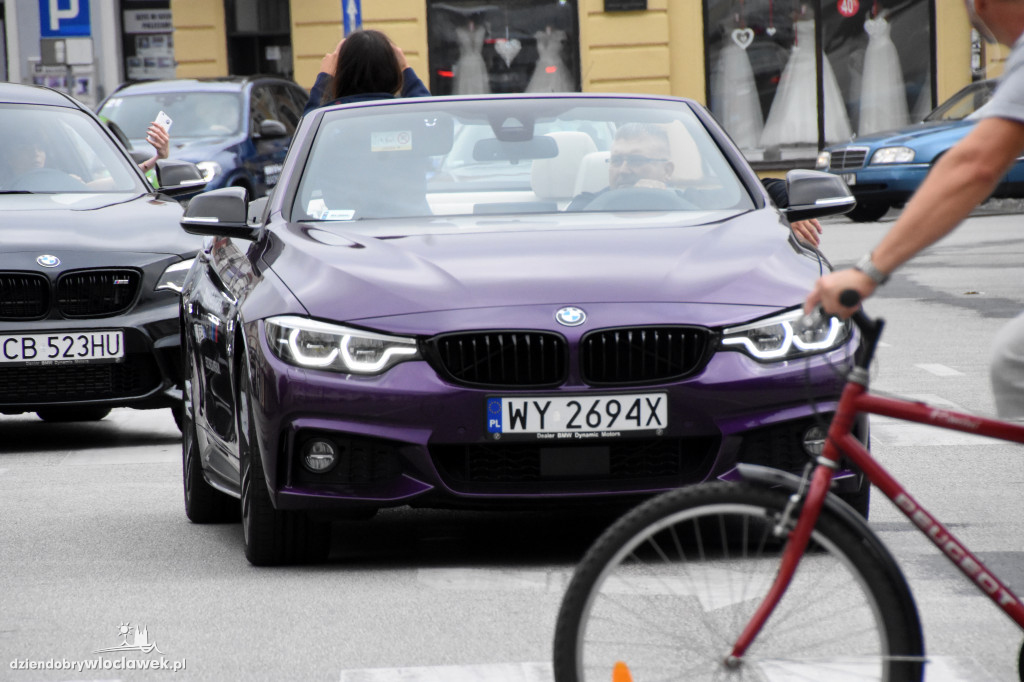 Przejazd BMW przez Włocławek