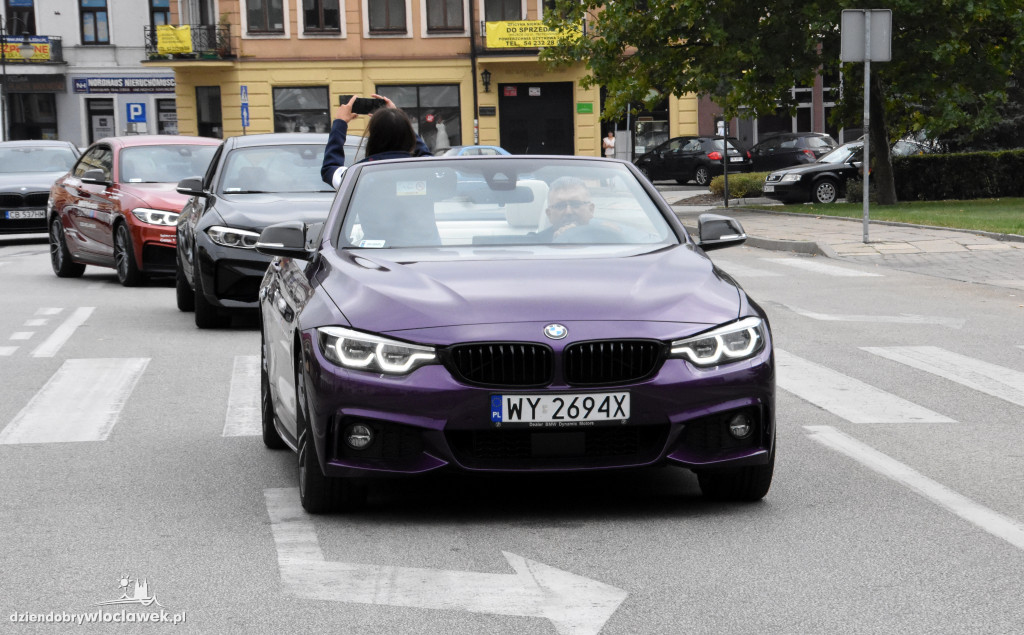 Przejazd BMW przez Włocławek
