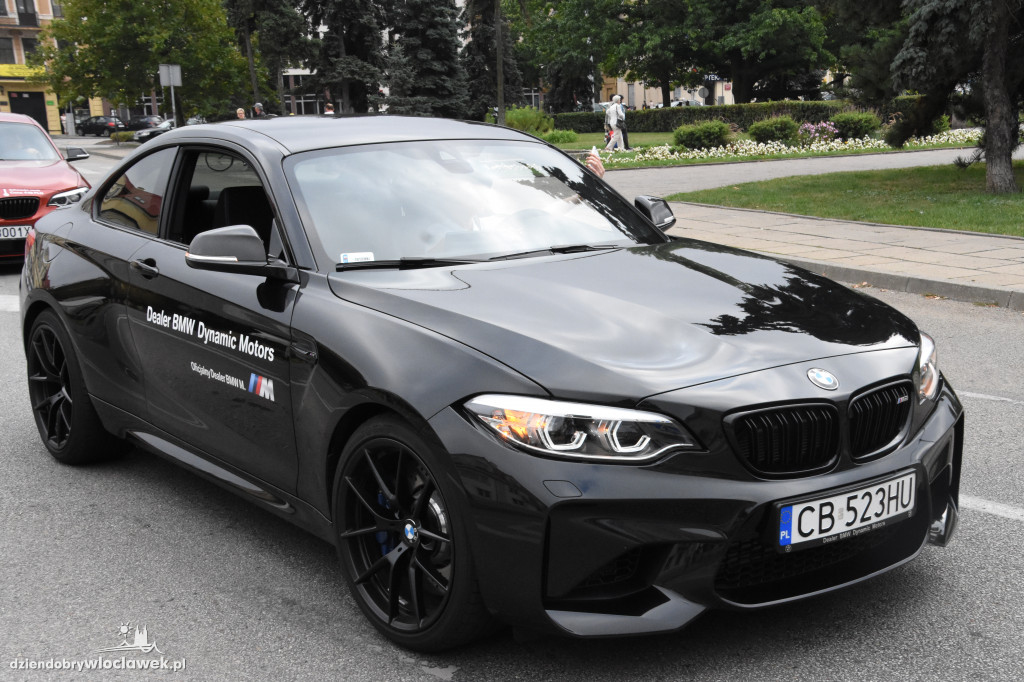 Przejazd BMW przez Włocławek