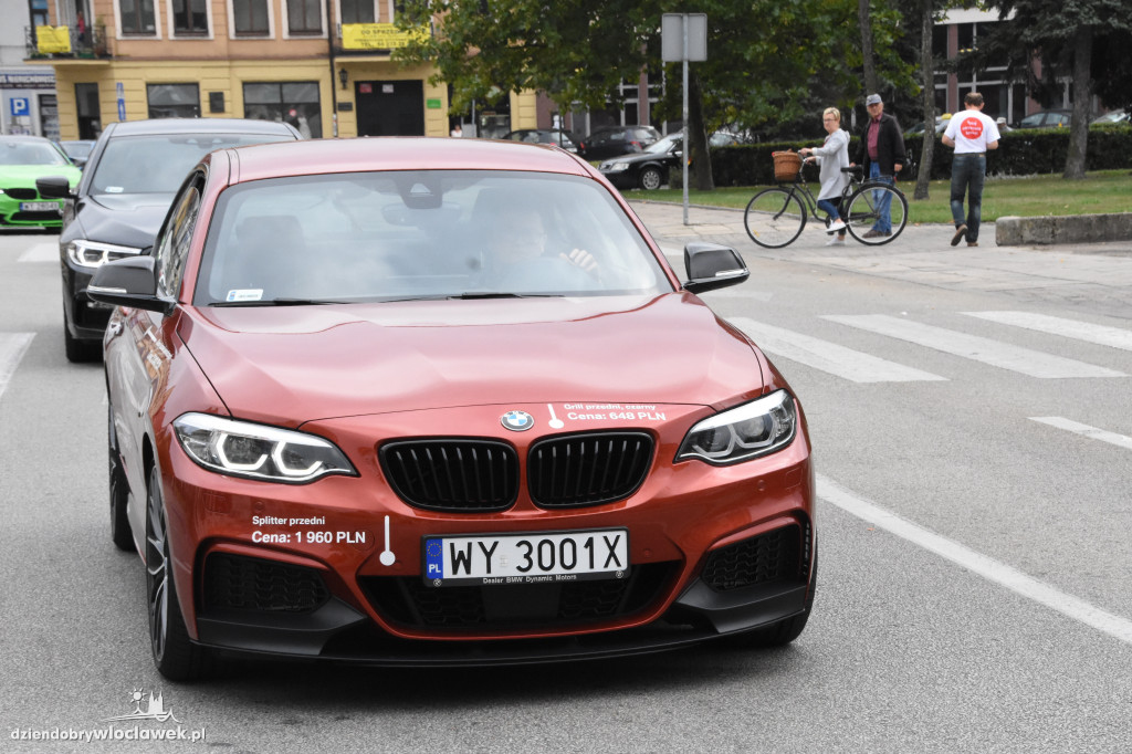 Przejazd BMW przez Włocławek