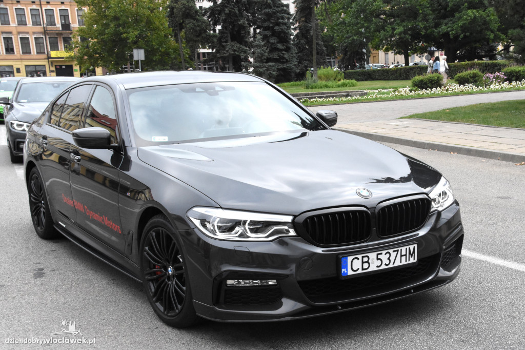 Przejazd BMW przez Włocławek