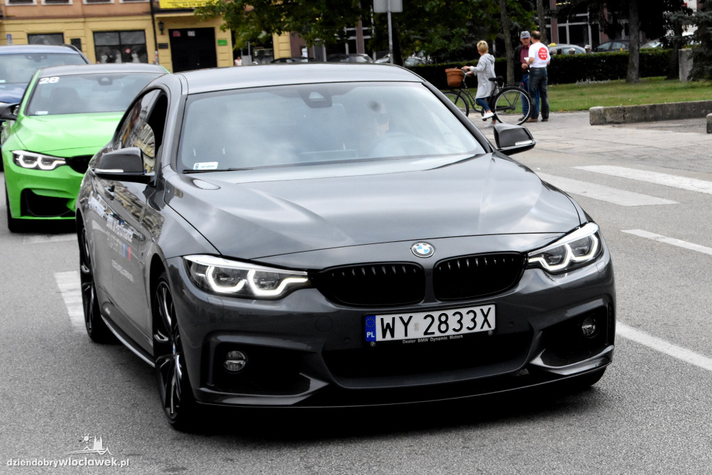 Przejazd BMW przez Włocławek