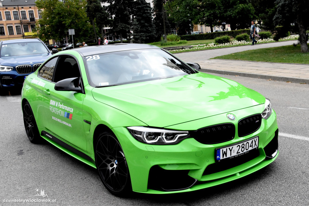 Przejazd BMW przez Włocławek