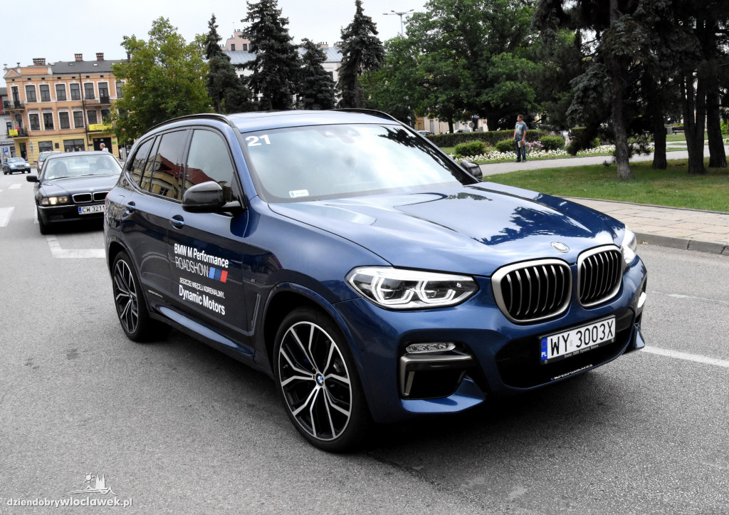 Przejazd BMW przez Włocławek