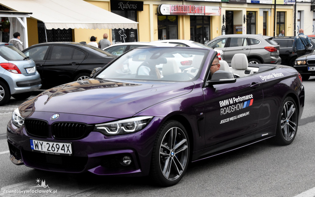 Przejazd BMW przez Włocławek