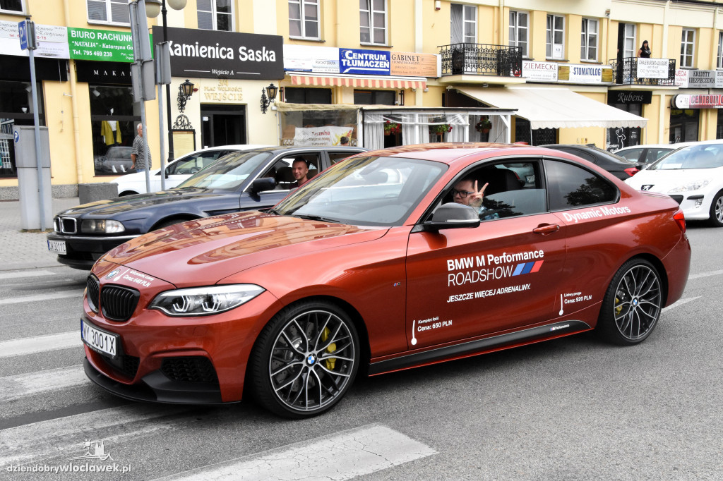 Przejazd BMW przez Włocławek