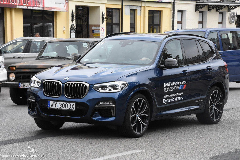Przejazd BMW przez Włocławek