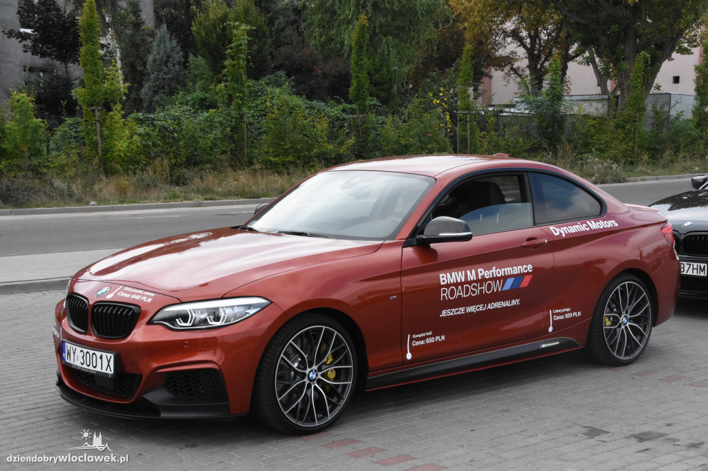 Przejazd BMW przez Włocławek