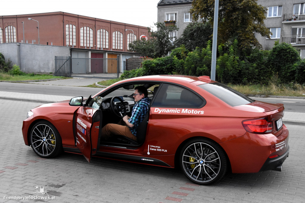 Przejazd BMW przez Włocławek