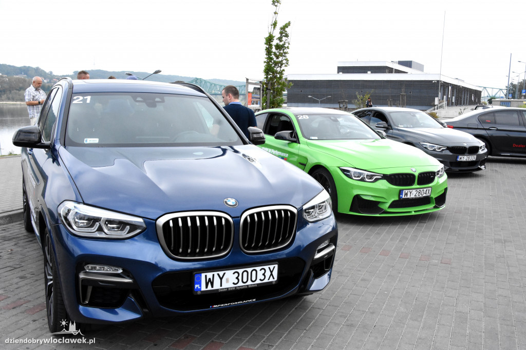 Przejazd BMW przez Włocławek