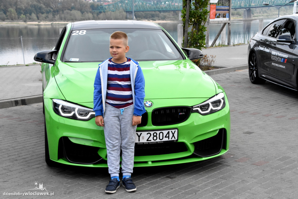 Przejazd BMW przez Włocławek