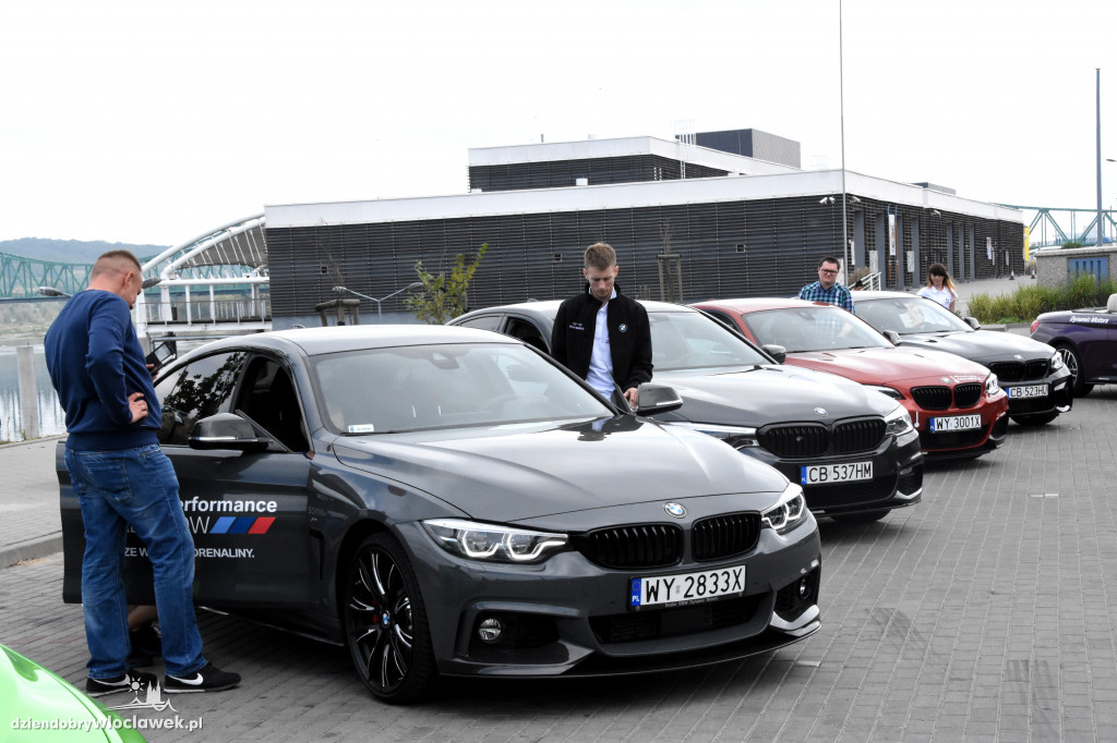 Przejazd BMW przez Włocławek