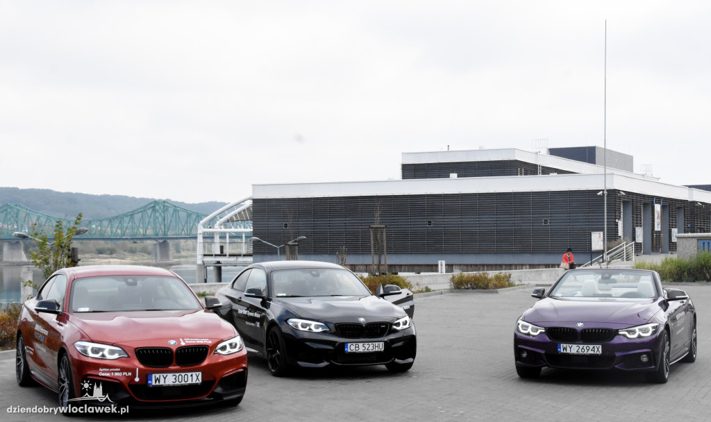 Przejazd BMW przez Włocławek