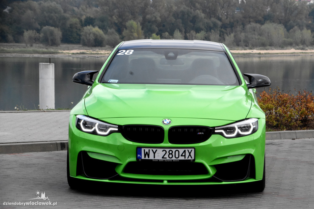 Przejazd BMW przez Włocławek