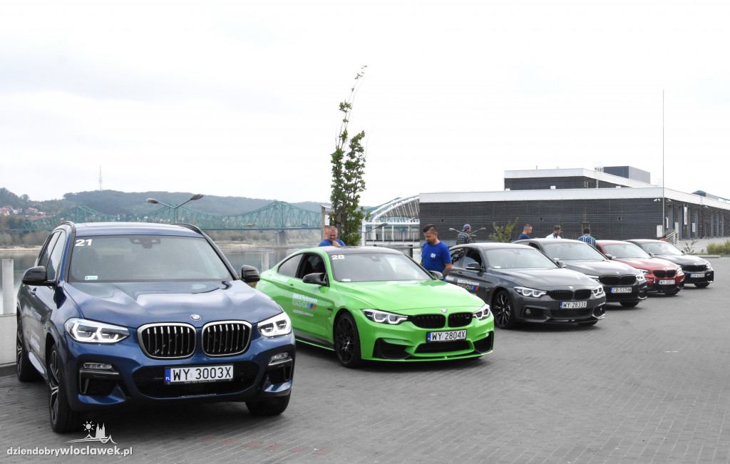 Przejazd BMW przez Włocławek