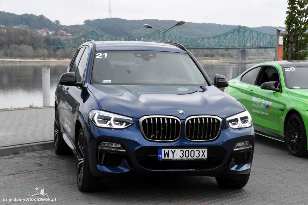 Przejazd BMW przez Włocławek
