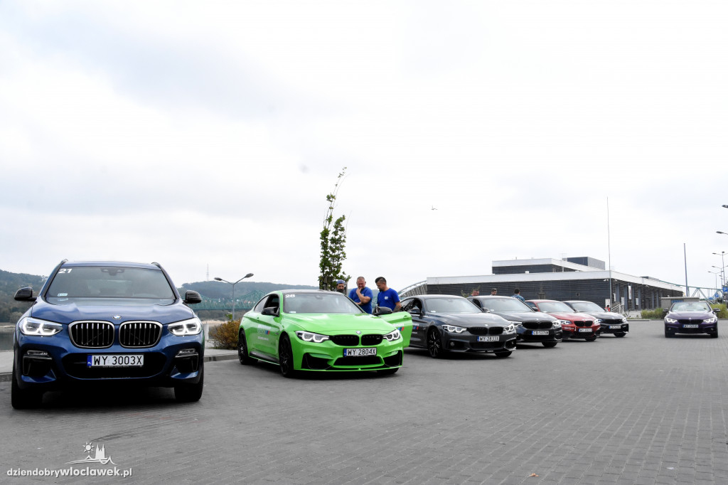 Przejazd BMW przez Włocławek